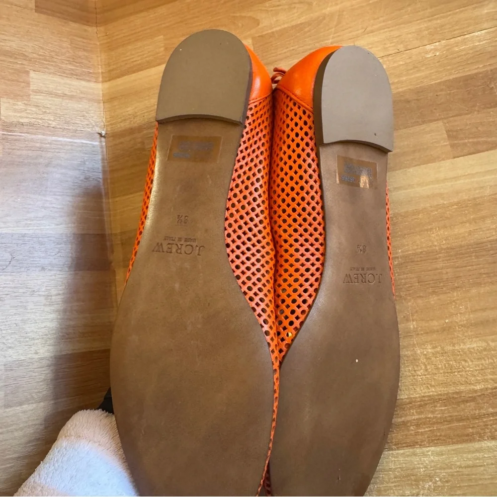 Quorra  flats, modern red color, size 8.5 
Italian leather - Picture 6 of 15